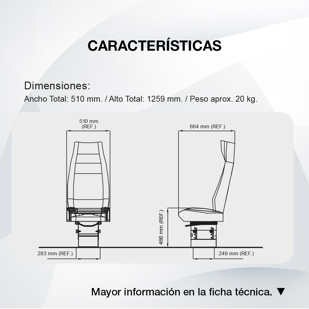 Diagramas Asiento Zafiro 